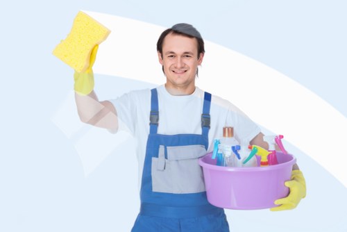 Residential hard floor cleaning in a Barnes home