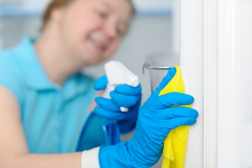 Professional move out cleaning for a Barnes property exterior and entry area