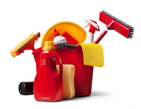 Deep cleaning kitchen surfaces and appliances during move out cleaning in Barnes